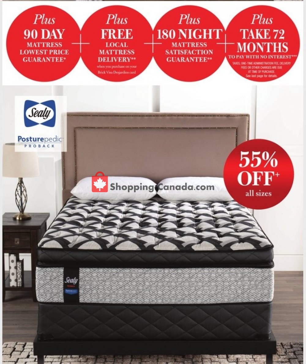 The Brick Canada, flyer (Mattress Store ON) November 4 November 21, 2019 Shopping Canada