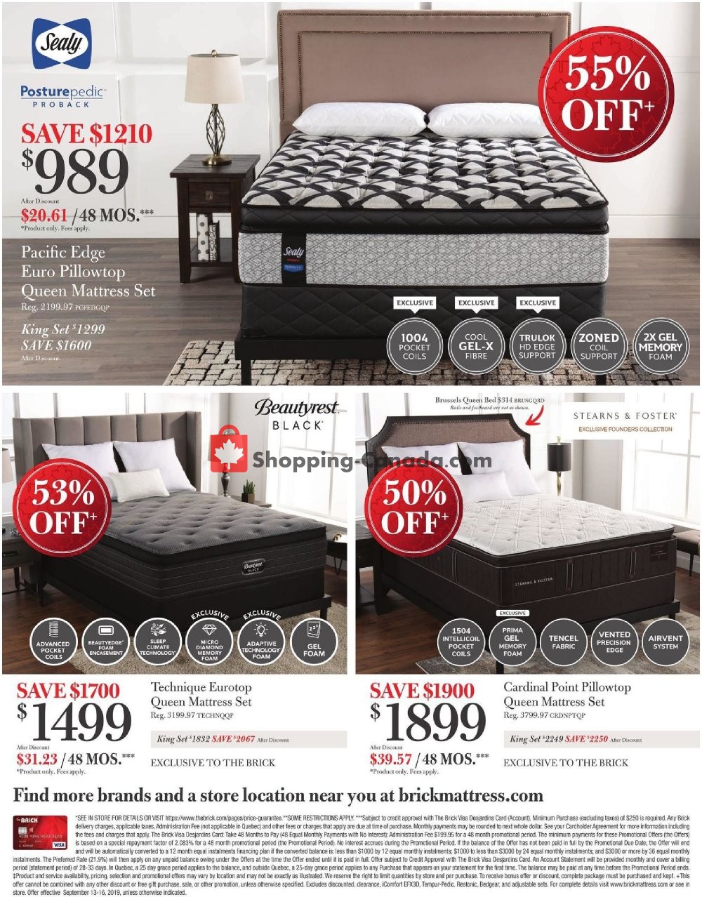 The Brick flyer from Friday September 13, 2019 to Monday September 16, 2019 - page 9