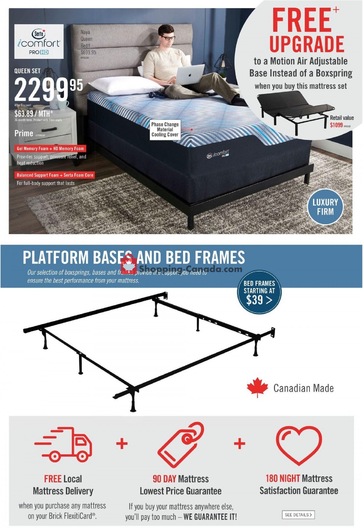 The Brick Canada, flyer (Mattress Store Sleep Appreciation Sale