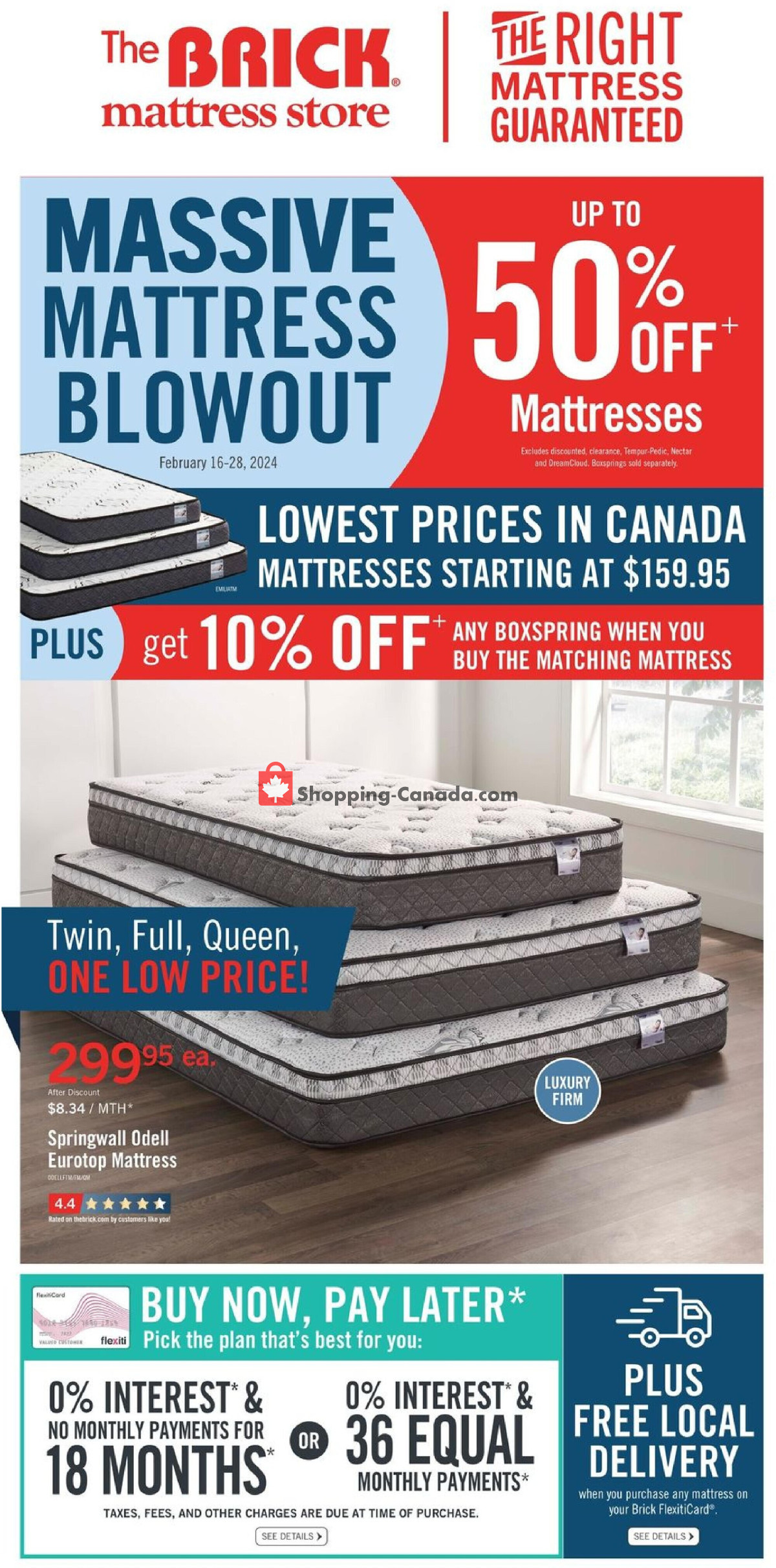 The Brick flyer from Friday February 16, 2024 to Wednesday February 28, 2024 - page 2