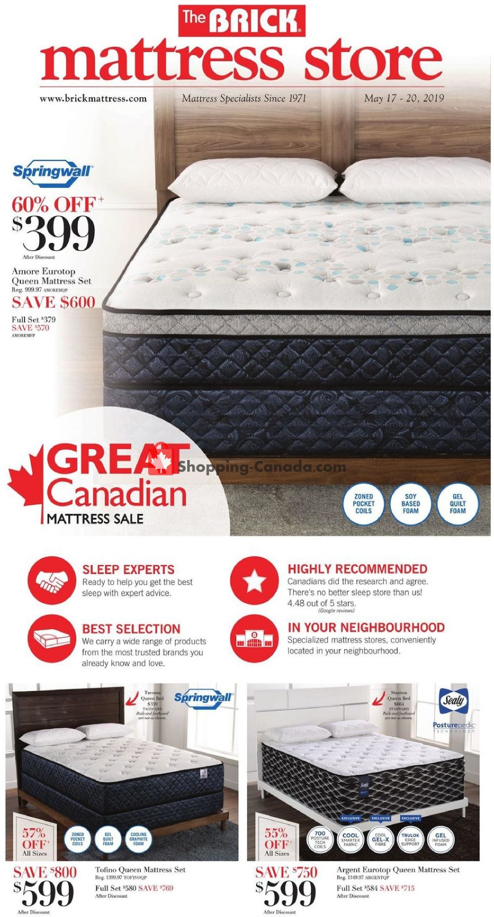 The Brick flyer from Friday May 17, 2019 to Monday May 20, 2019 - page 1