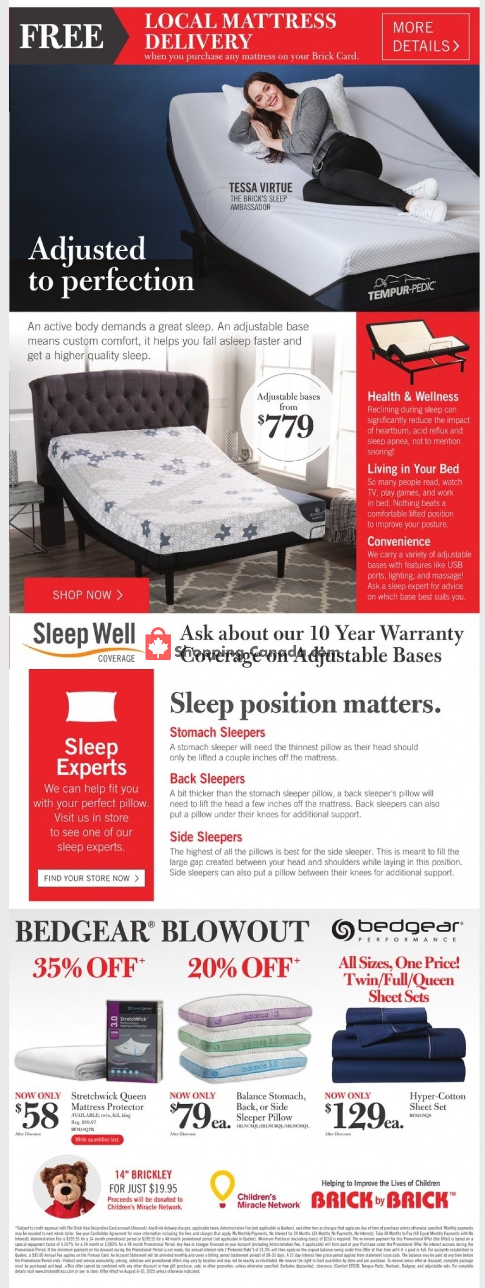 The Brick flyer from Wednesday August 5, 2020 to Monday August 10, 2020 - page 3