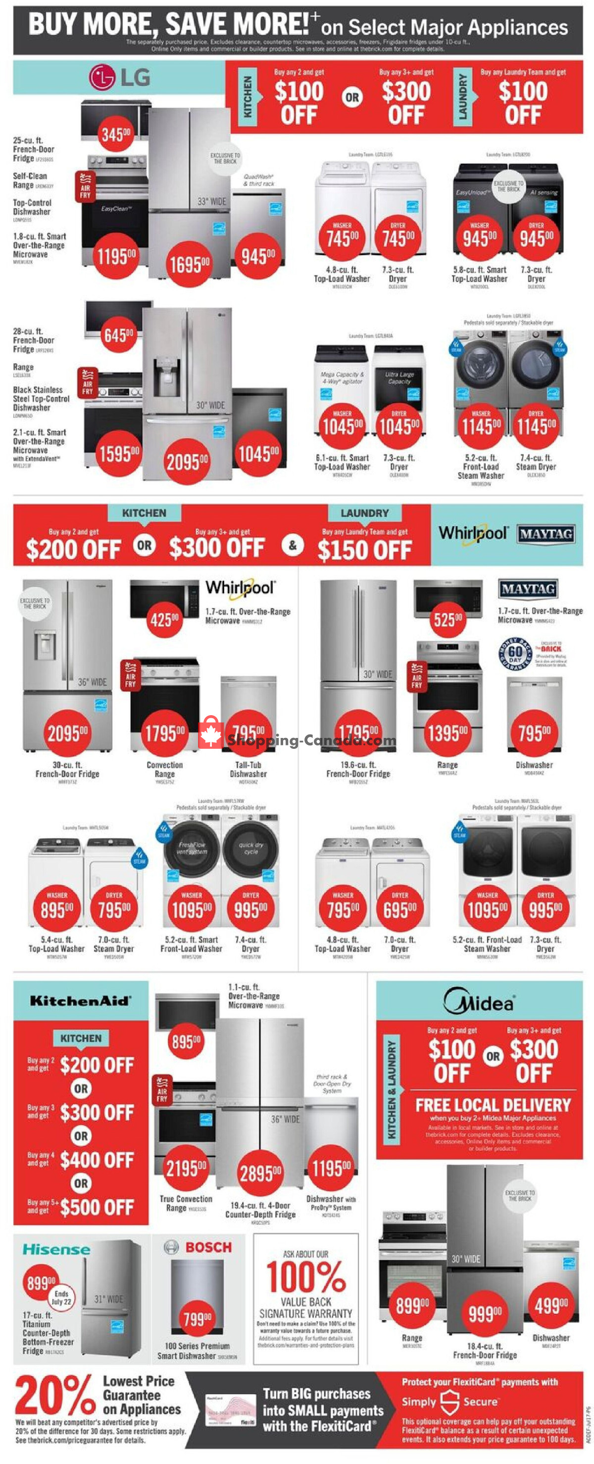 The Brick flyer from Thursday July 16, 2026 to Wednesday July 29, 2026 - page 17