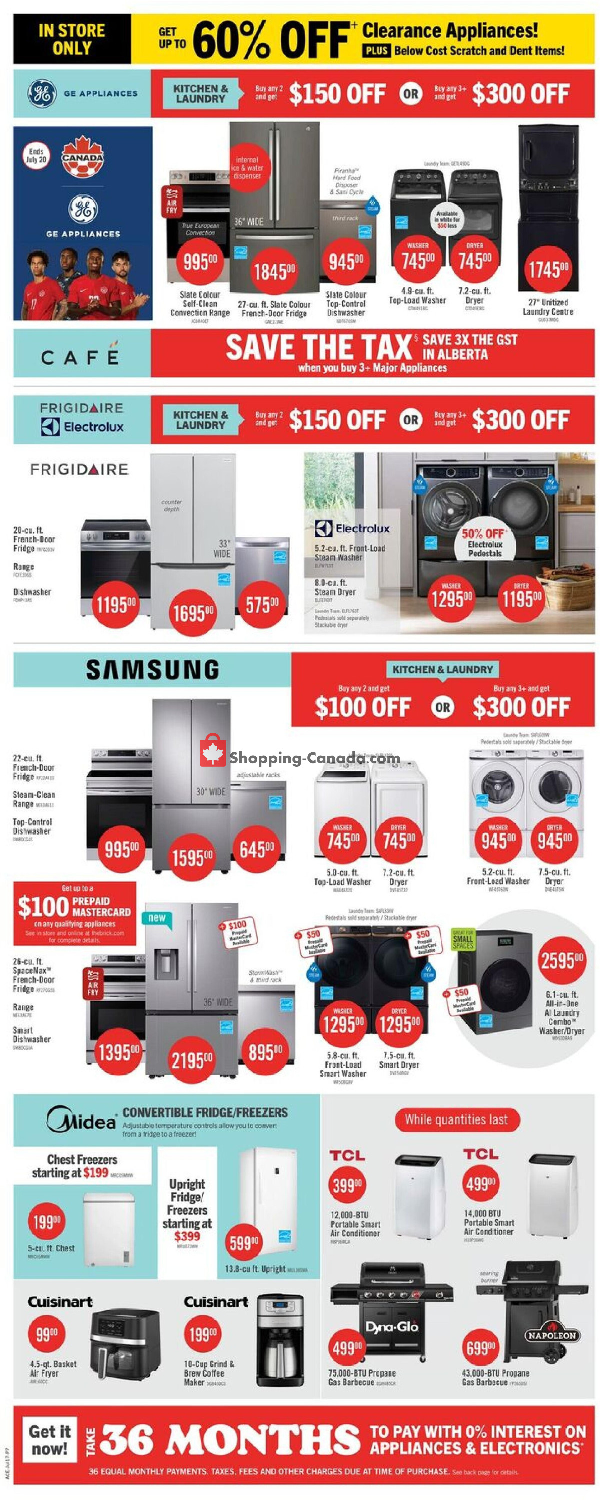 The Brick flyer from Thursday July 16, 2026 to Wednesday July 29, 2026 - page 18