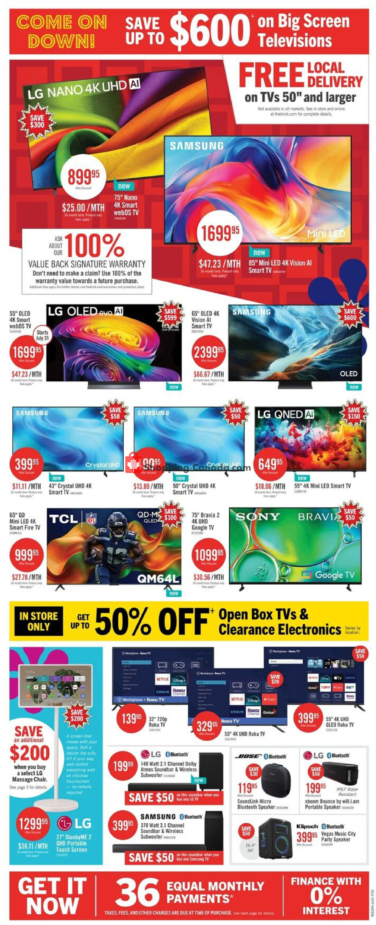 The Brick flyer from Thursday July 30, 2026 to Wednesday August 12, 2026 - page 19