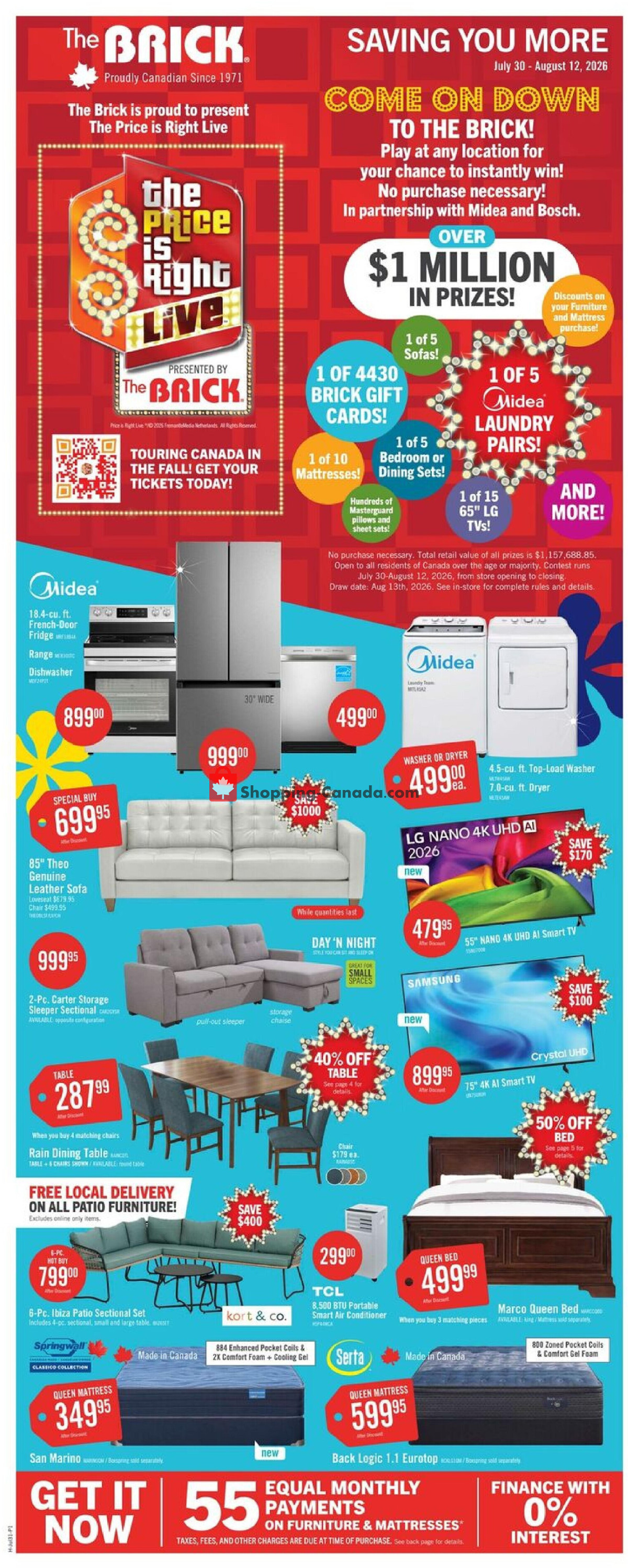 The Brick flyer from Thursday July 30, 2026 to Wednesday August 12, 2026 - page 3