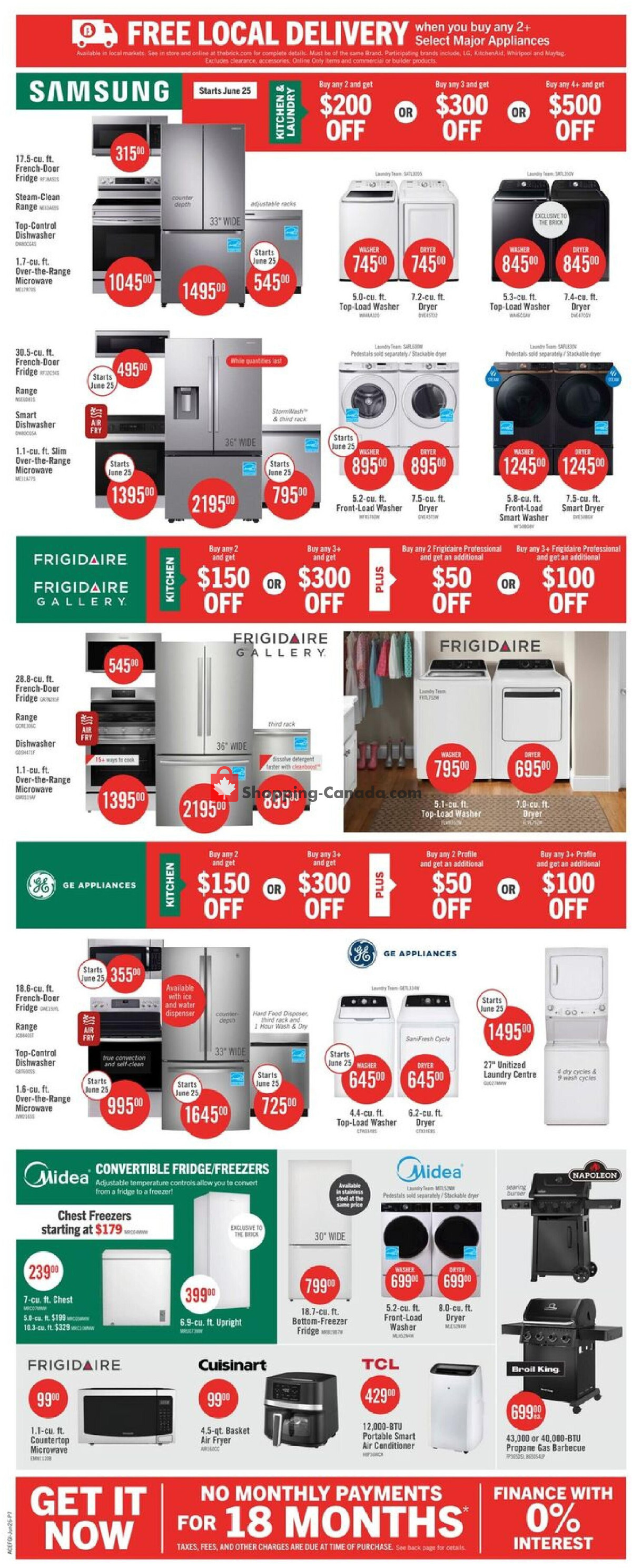 The Brick flyer from Monday June 22, 2026 to Wednesday July 8, 2026 - page 18