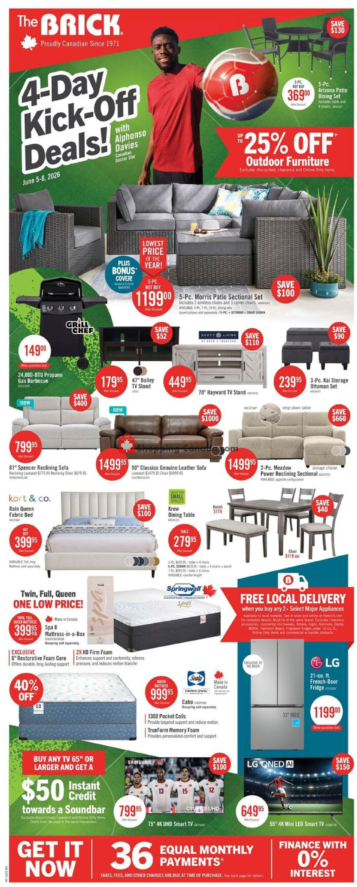 The Brick flyer from Friday June 5, 2026 to Wednesday June 17, 2026 - page 1