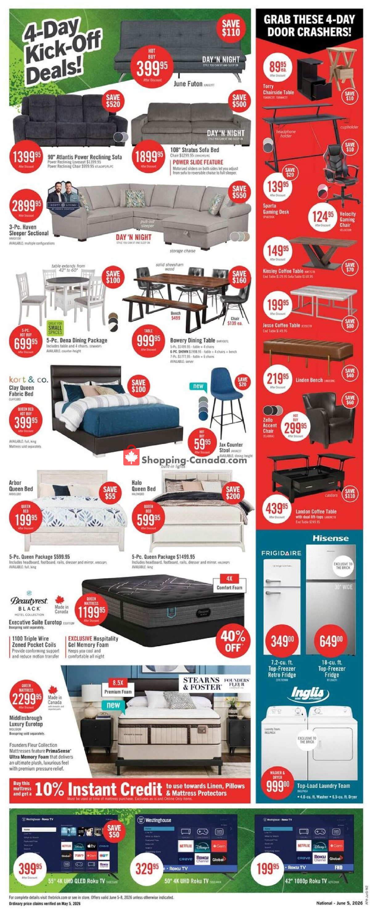 The Brick flyer from Friday June 5, 2026 to Wednesday June 17, 2026 - page 2