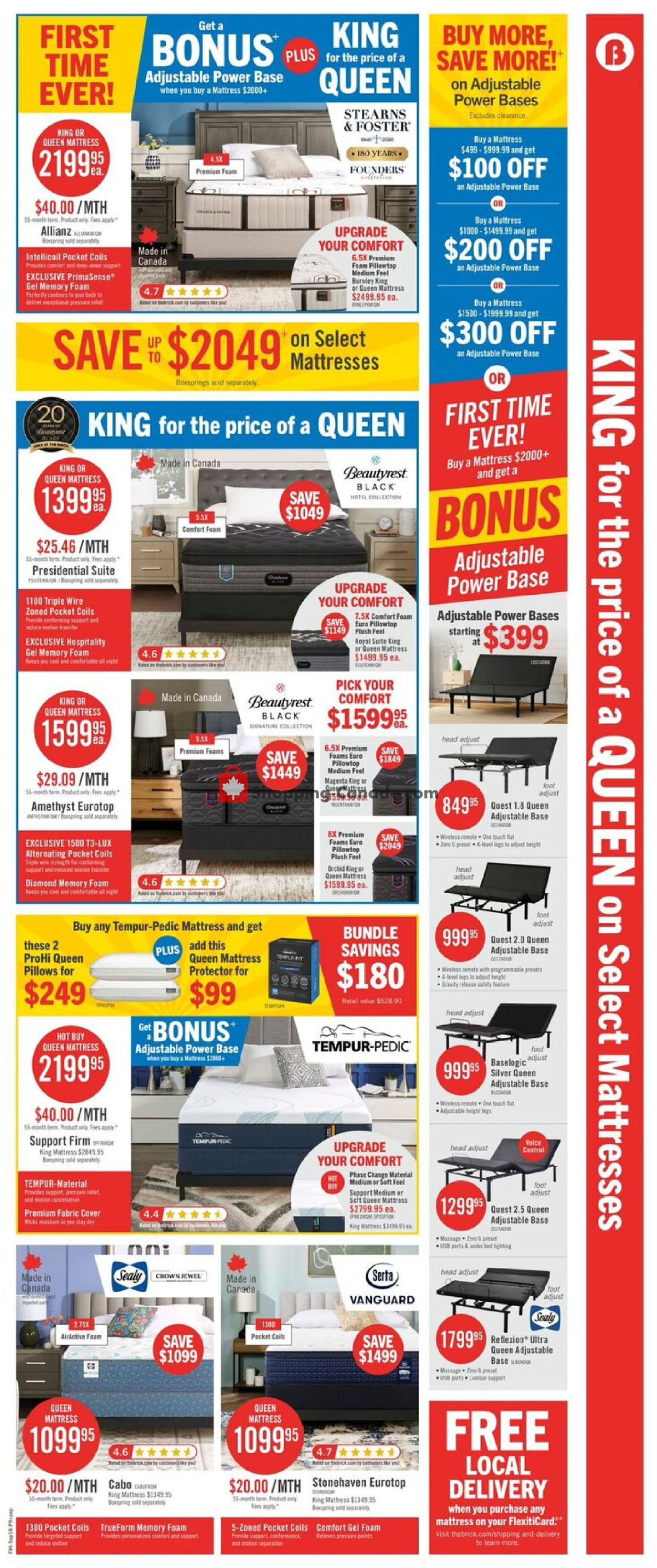 The Brick flyer from Friday September 18, 2026 to Thursday September 24, 2026 - page 15