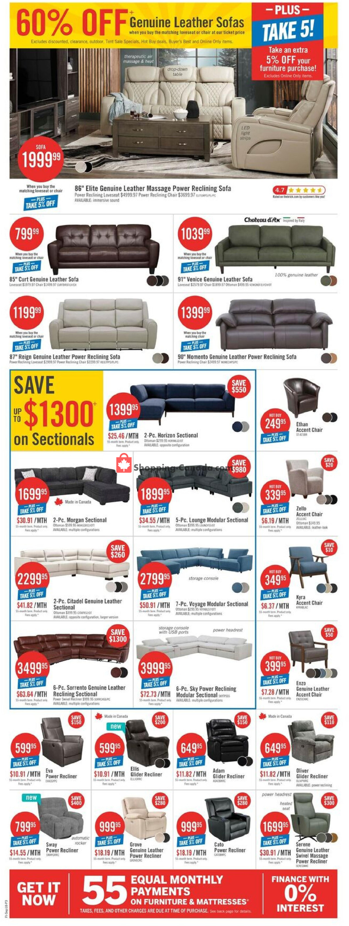 The Brick flyer from Friday September 18, 2026 to Thursday September 24, 2026 - page 6