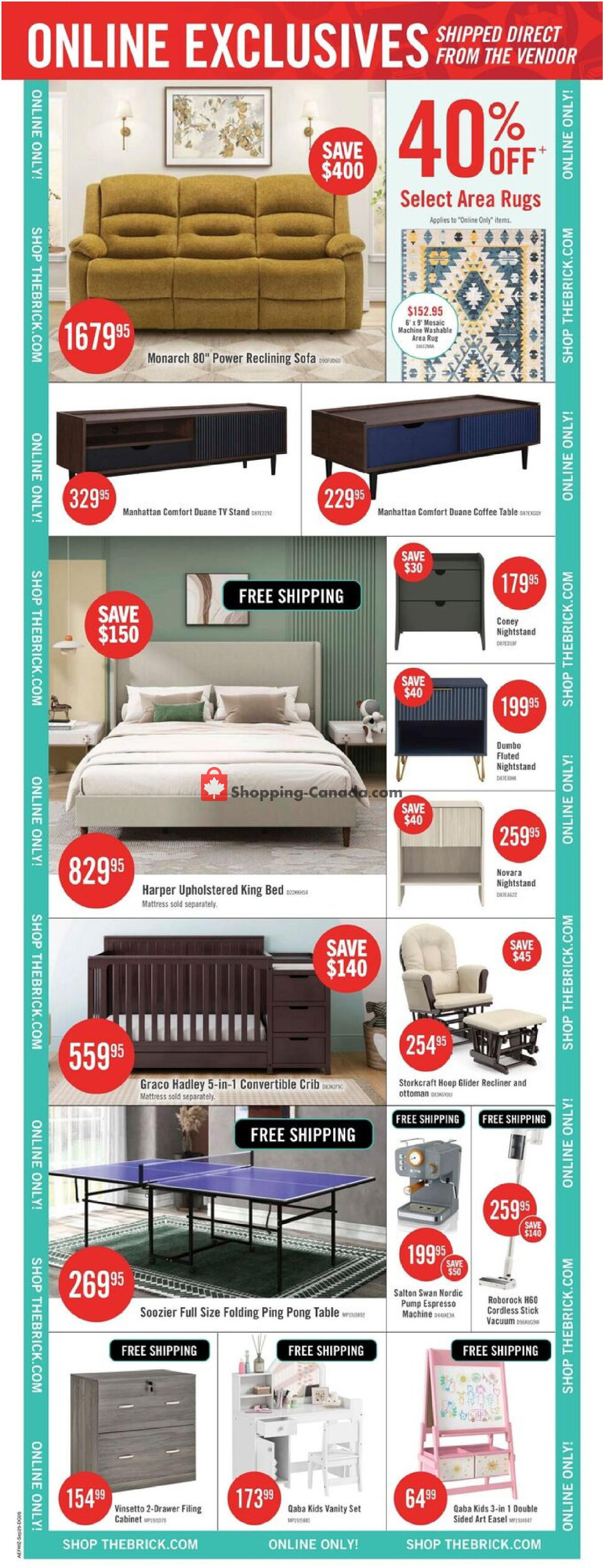 The Brick flyer from Friday September 25, 2026 to Monday September 28, 2026 - page 18
