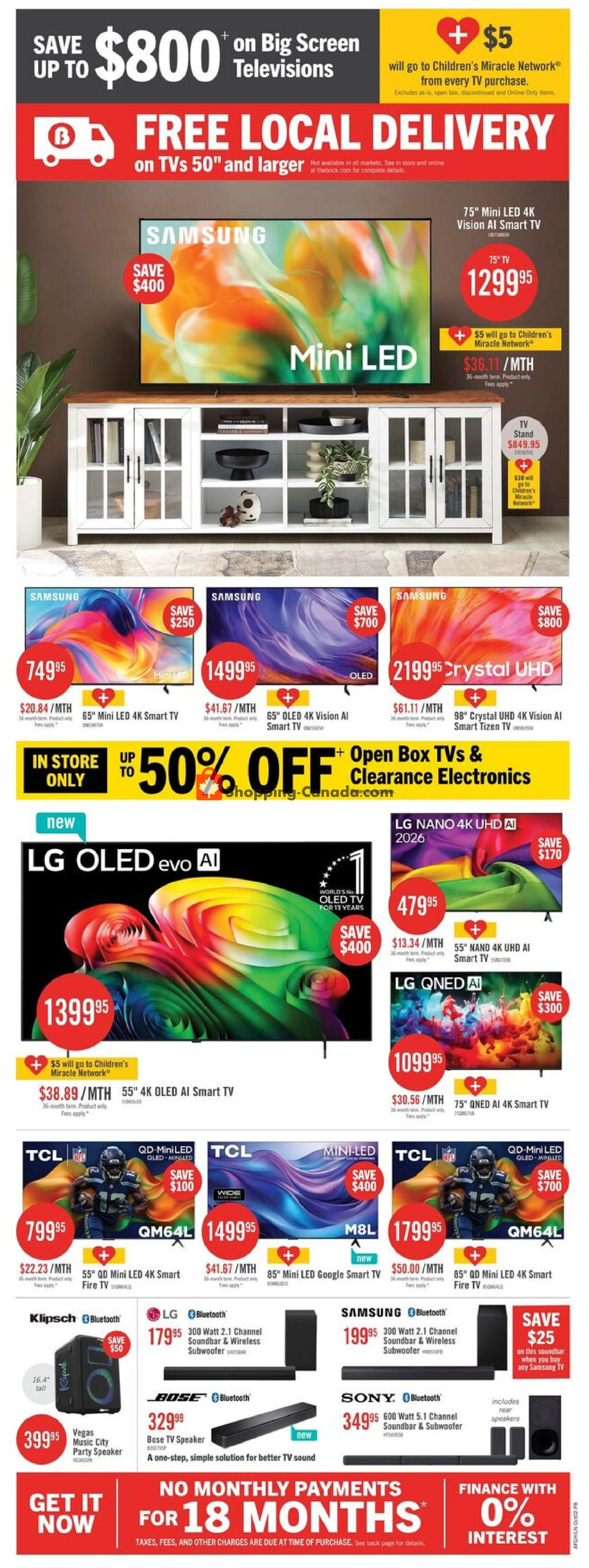 The Brick flyer from Tuesday September 29, 2026 to Thursday October 8, 2026 - page 19