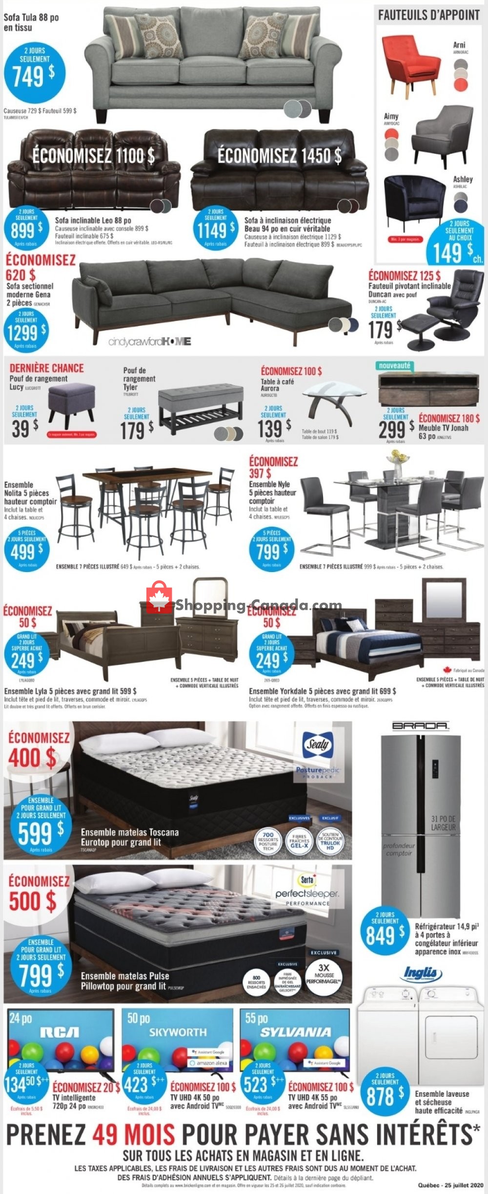 The Brick flyer from Thursday July 23, 2020 to Thursday August 6, 2020 - page 2