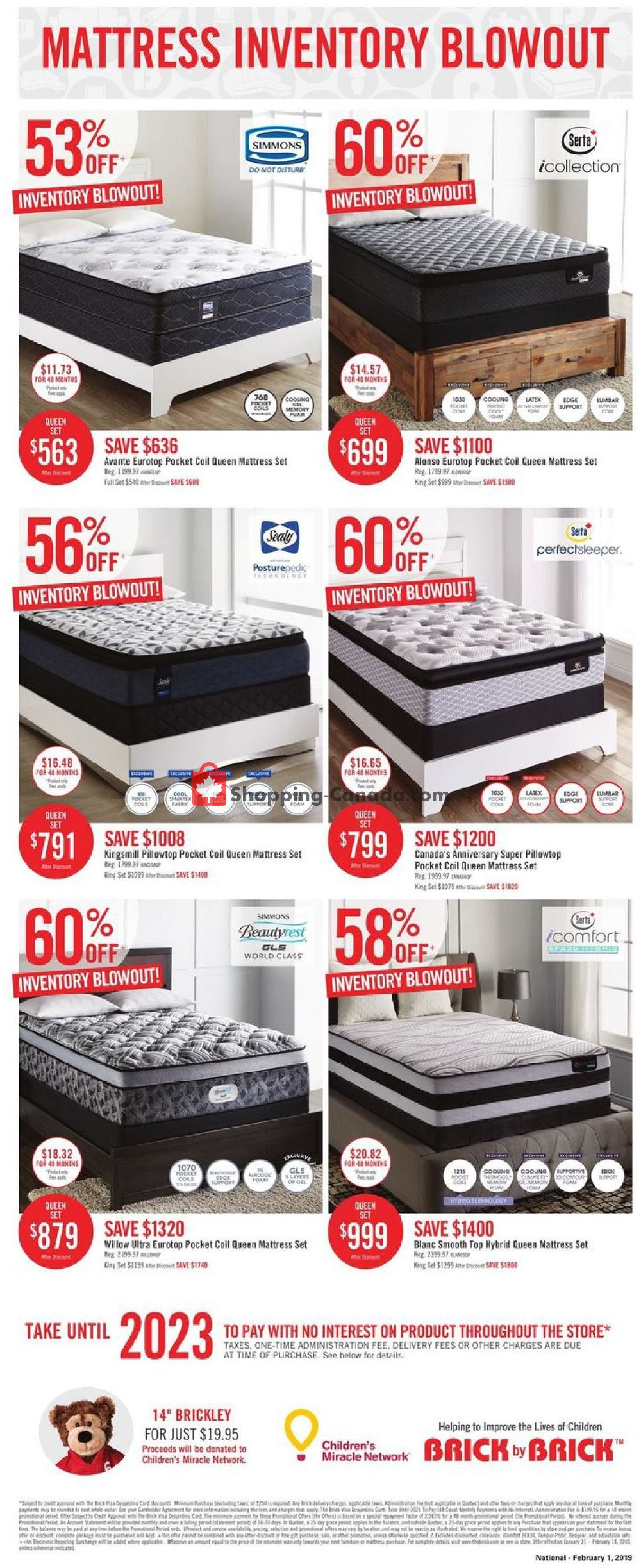 The Brick flyer from Thursday January 31, 2019 to Thursday February 14, 2019 - page 17