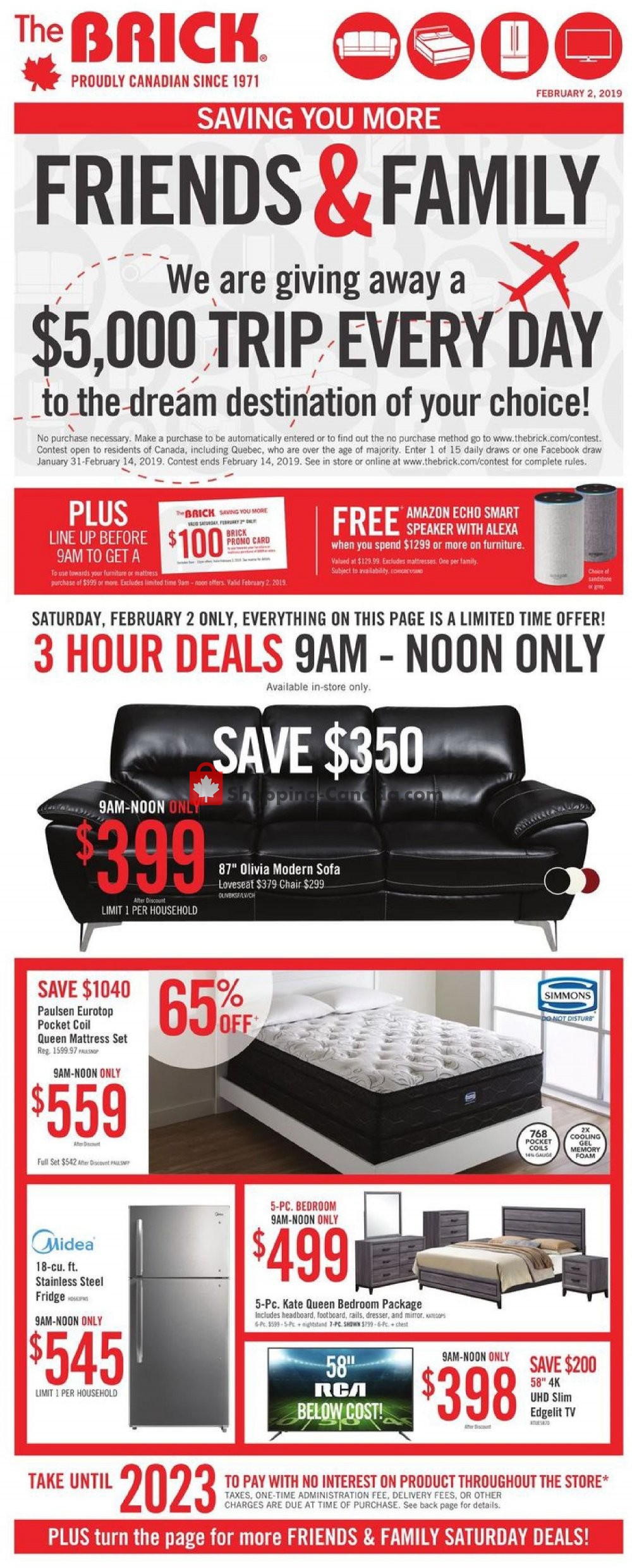 The Brick flyer from Thursday January 31, 2019 to Thursday February 14, 2019 - page 2