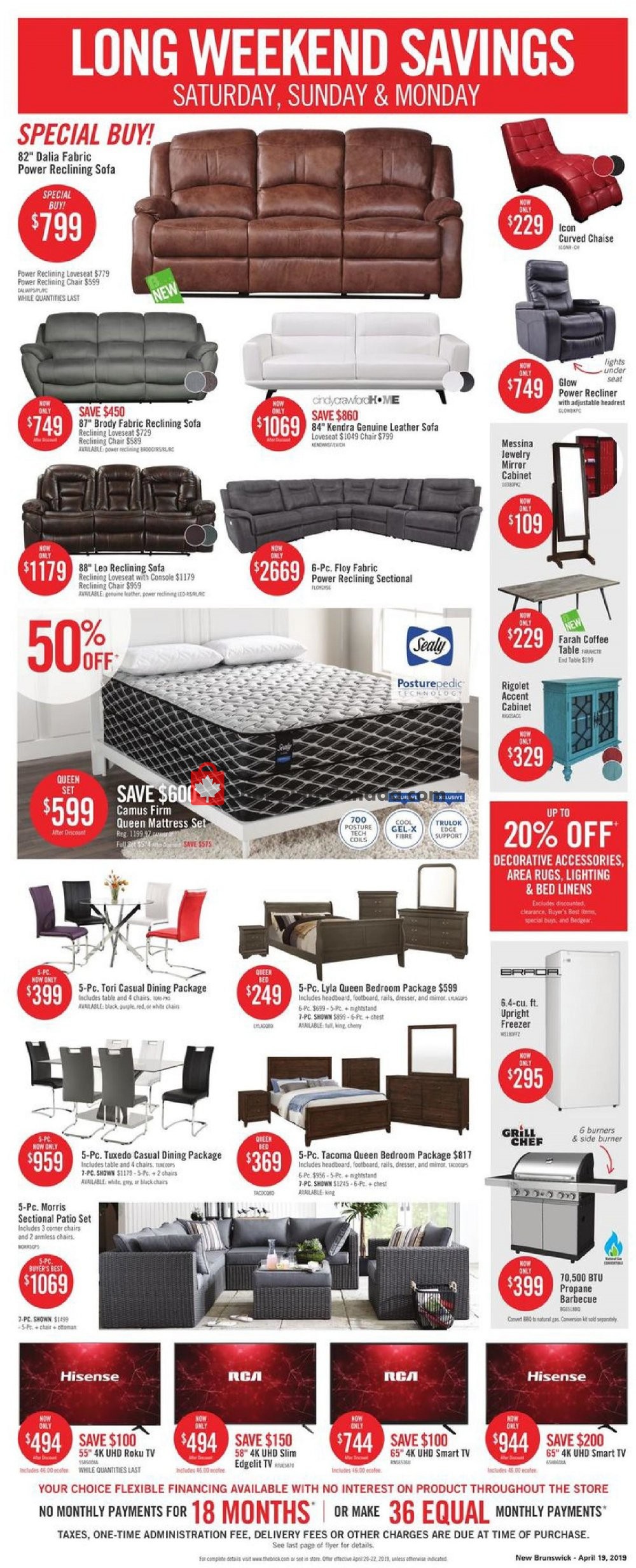 The Brick flyer from Tuesday April 16, 2019 to Wednesday May 1, 2019 - page 2