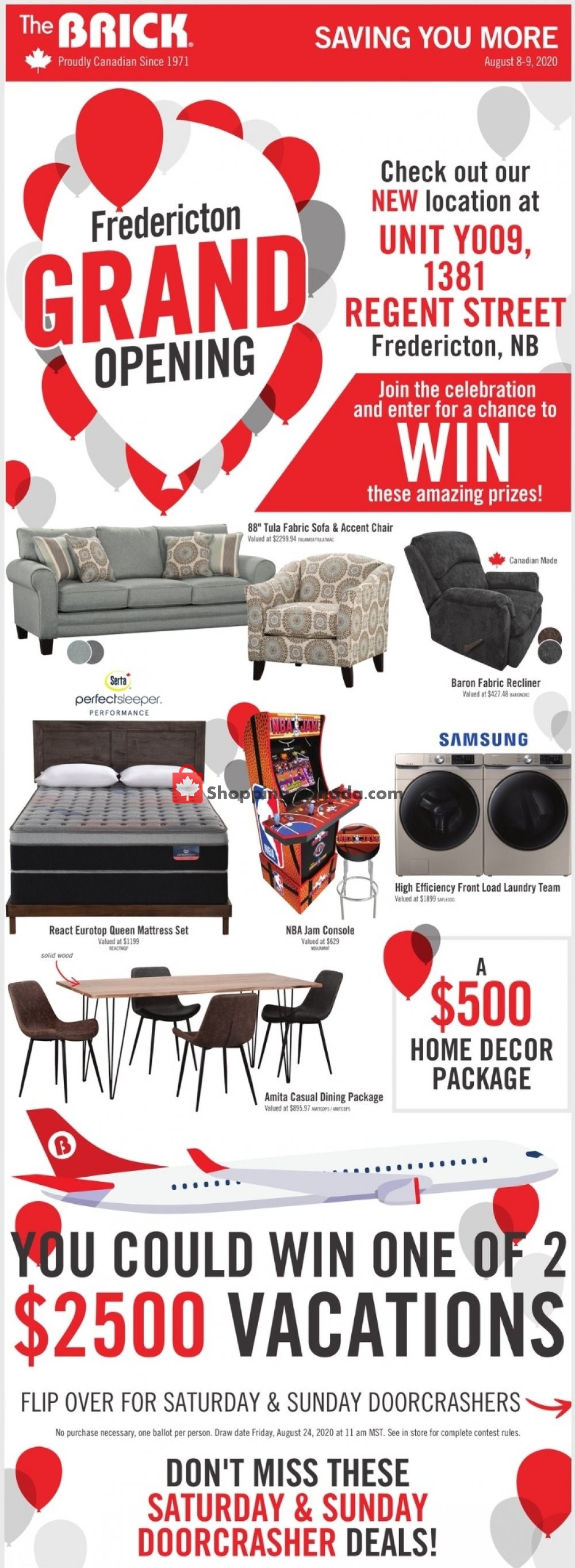 The Brick flyer from Thursday August 6, 2020 to Tuesday August 11, 2020 - page 1