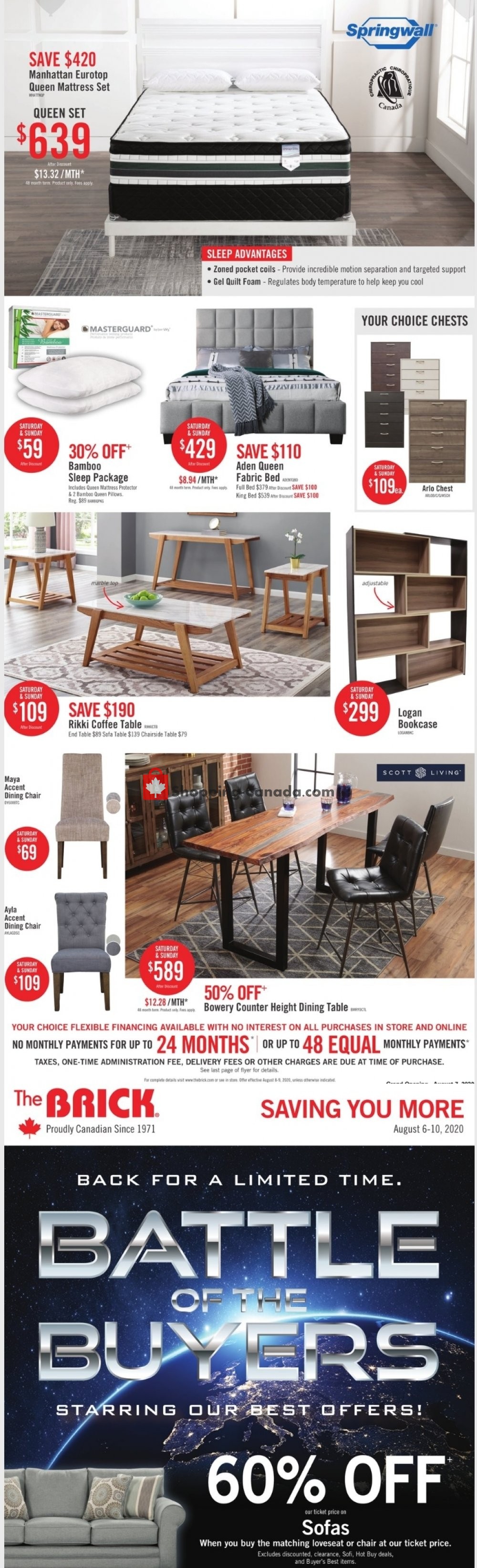 The Brick flyer from Thursday August 6, 2020 to Tuesday August 11, 2020 - page 2