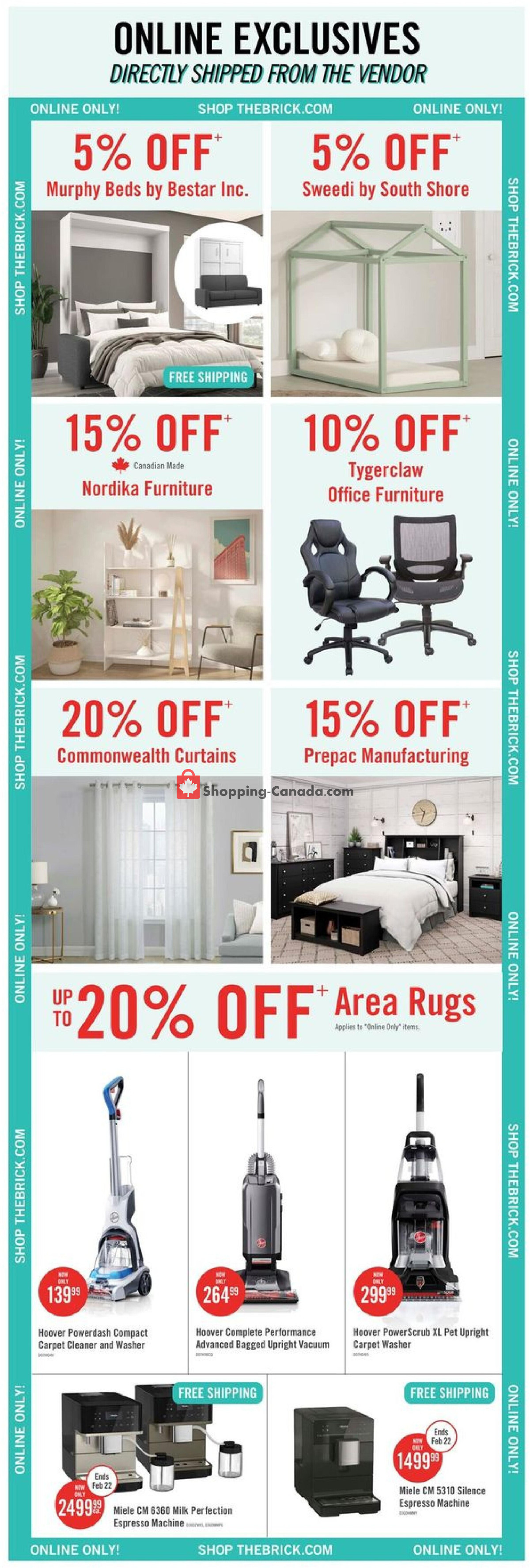 The Brick flyer from Friday February 16, 2024 to Wednesday February 28, 2024 - page 16