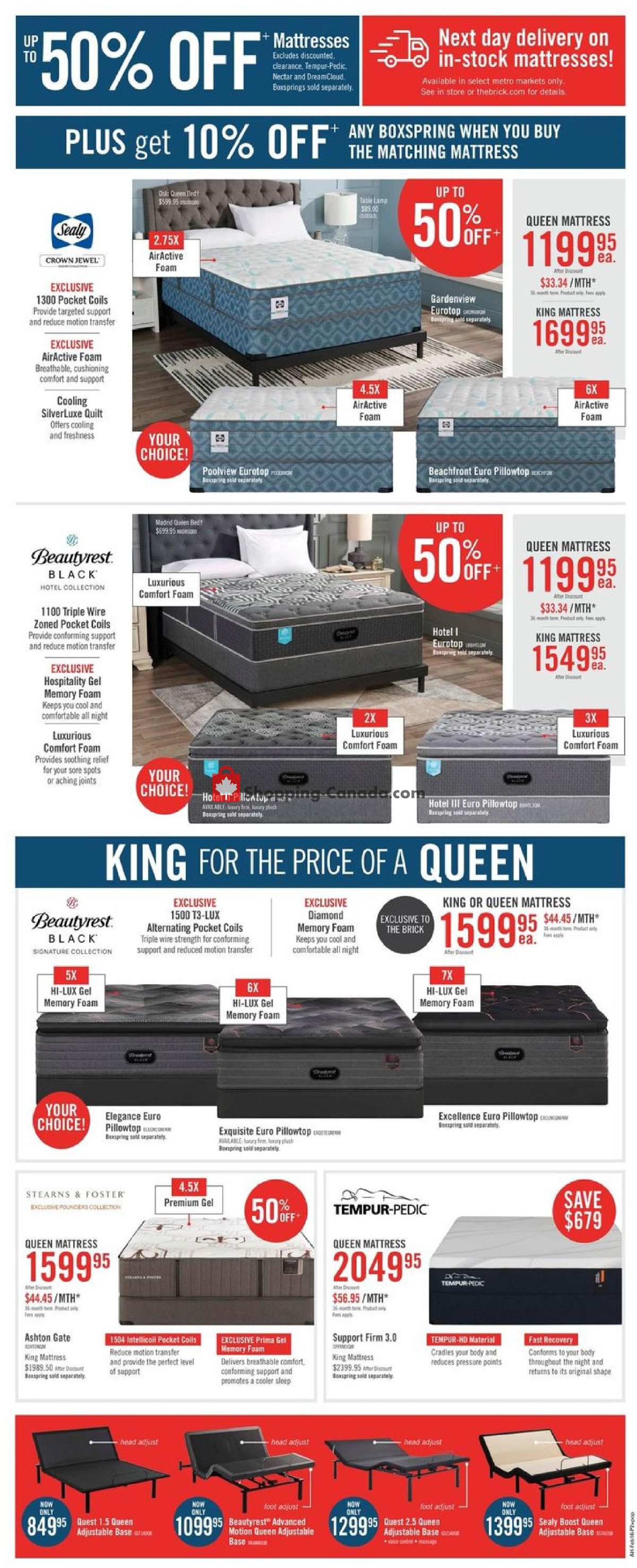 The Brick flyer from Friday February 16, 2024 to Wednesday February 28, 2024 - page 6