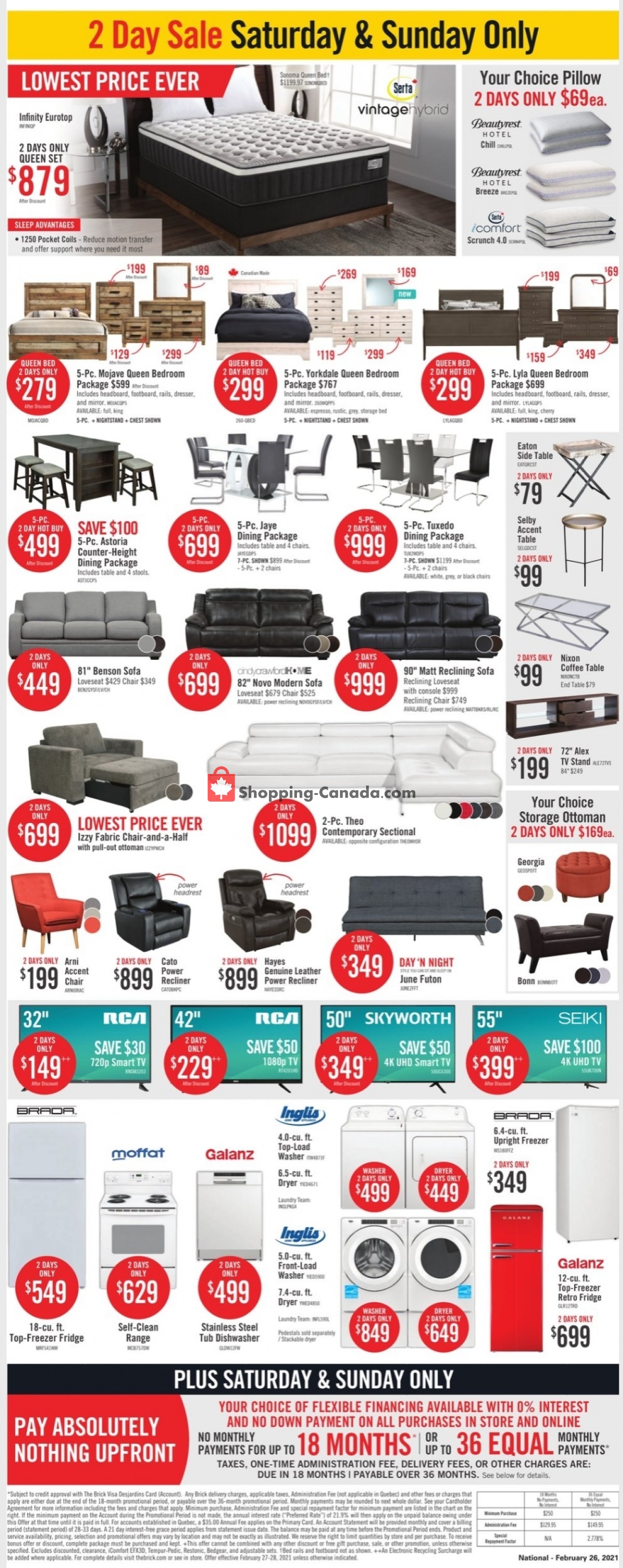 The Brick flyer from Tuesday February 23, 2021 to Wednesday March 3, 2021 - page 3