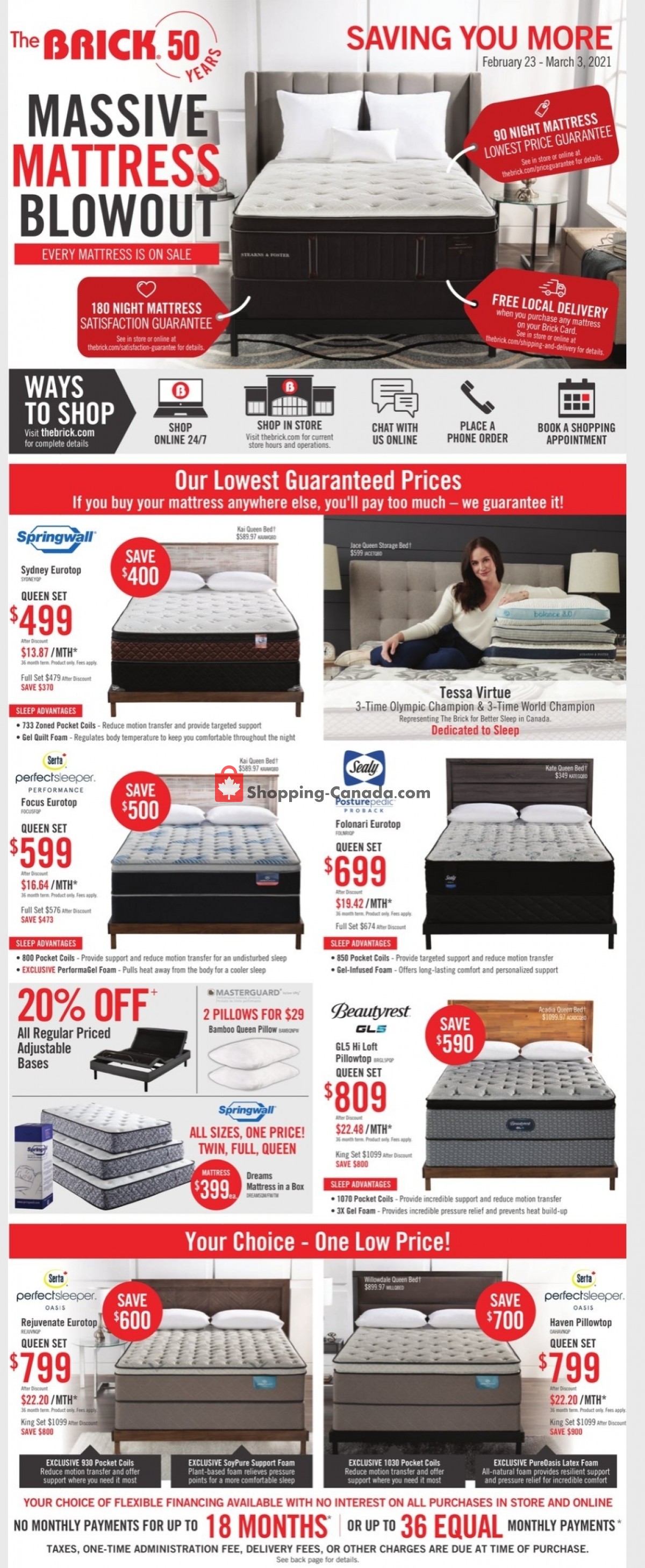 The Brick flyer from Tuesday February 23, 2021 to Wednesday March 3, 2021 - page 4