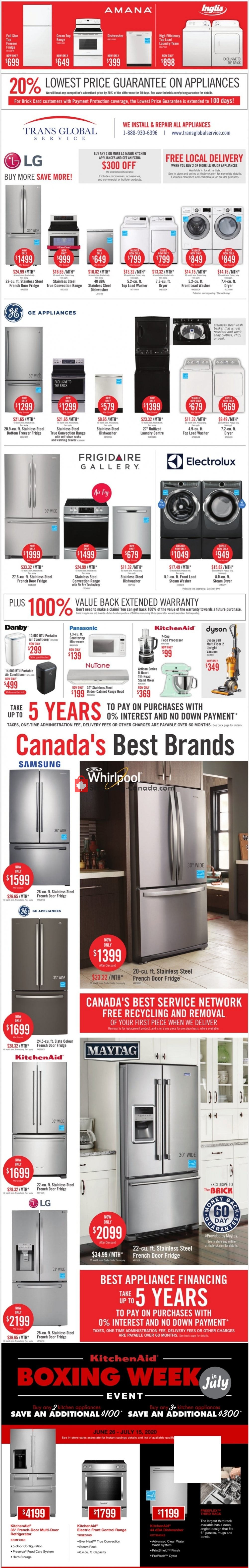 The Brick flyer from Wednesday July 1, 2020 to Monday July 6, 2020 - page 5
