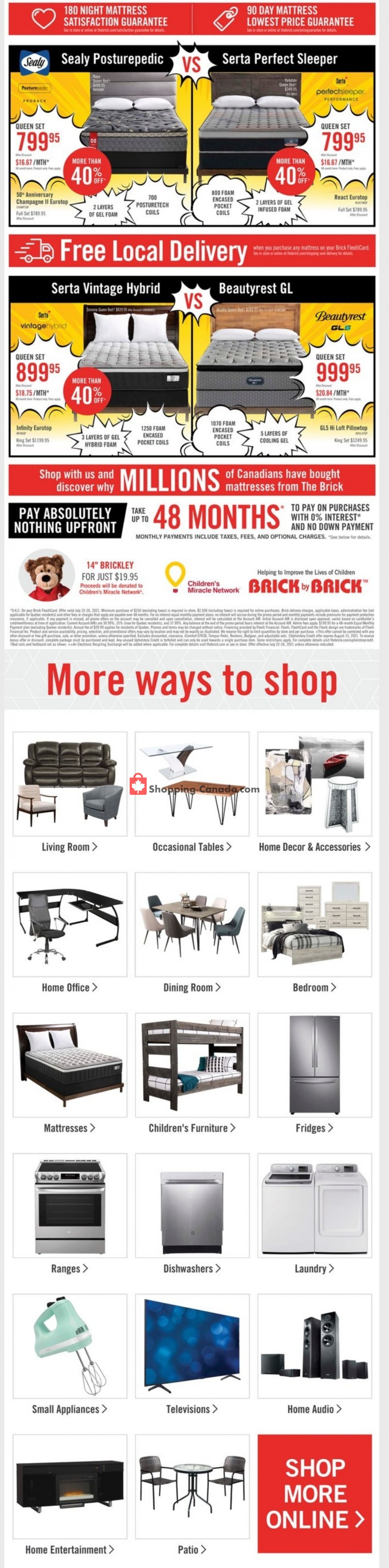 The Brick flyer from Thursday July 22, 2021 to Monday July 26, 2021 - page 11