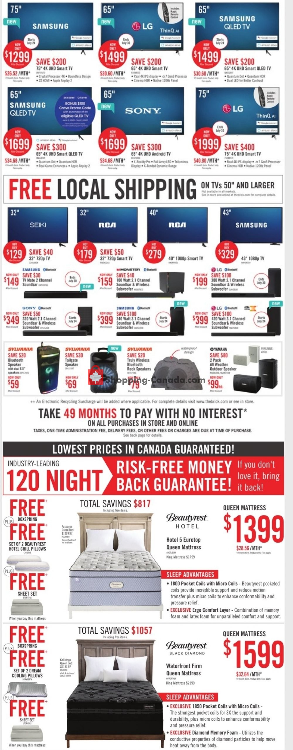 The Brick flyer from Thursday July 23, 2020 to Thursday August 6, 2020 - page 16