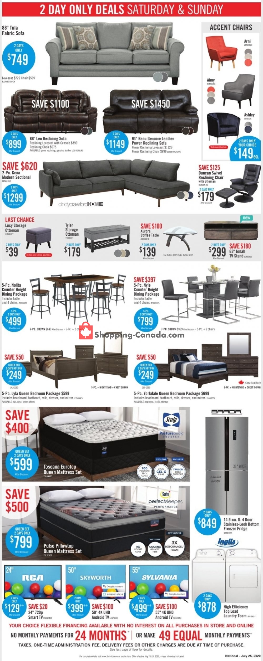 The Brick flyer from Thursday July 23, 2020 to Thursday August 6, 2020 - page 2