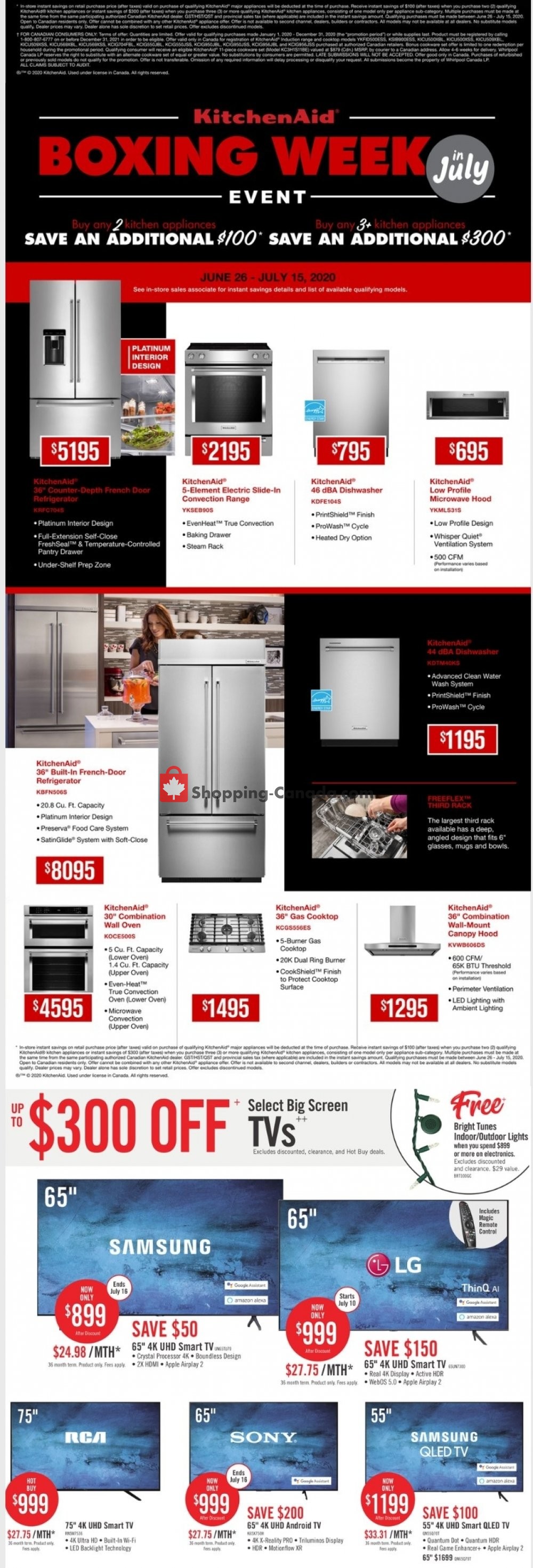 The Brick Canada, flyer (Saving You More ON) July 6 July 22