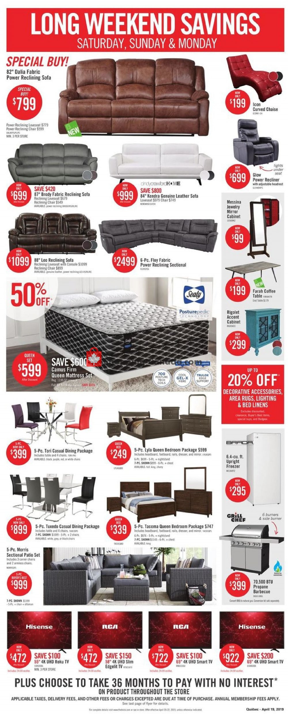 The Brick flyer from Tuesday April 16, 2019 to Wednesday May 1, 2019 - page 2