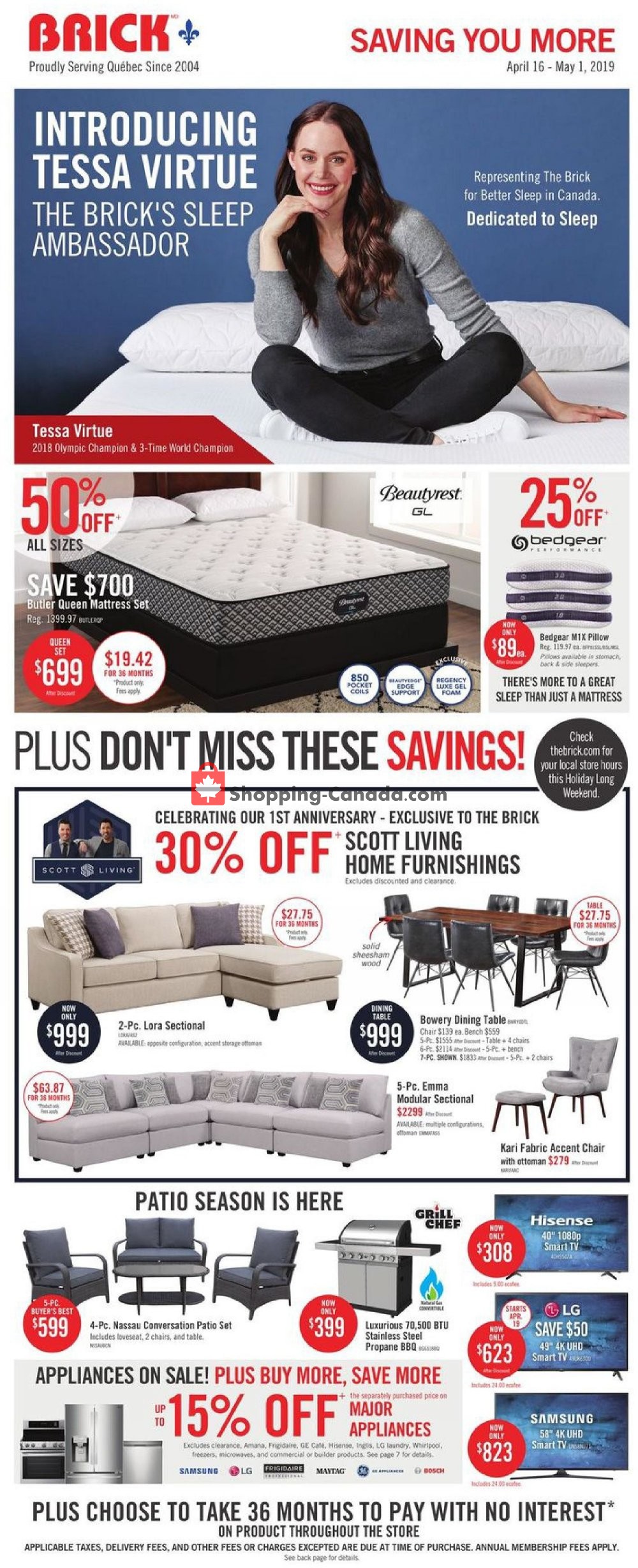 The Brick flyer from Tuesday April 16, 2019 to Wednesday May 1, 2019 - page 3