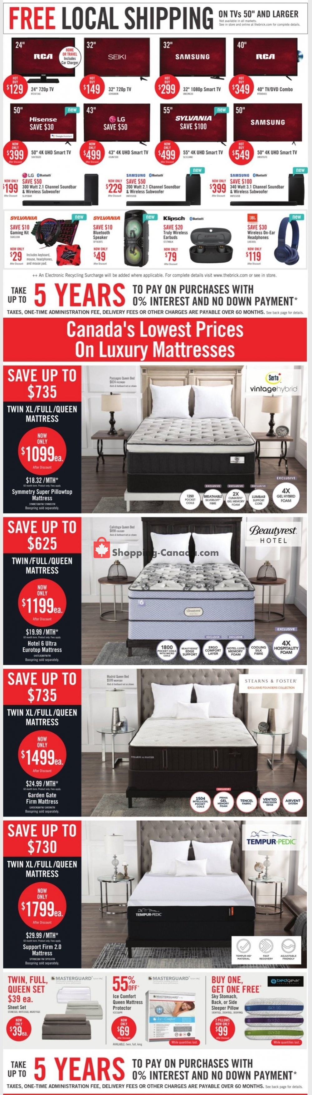 The Brick flyer from Wednesday July 1, 2020 to Monday July 6, 2020 - page 12