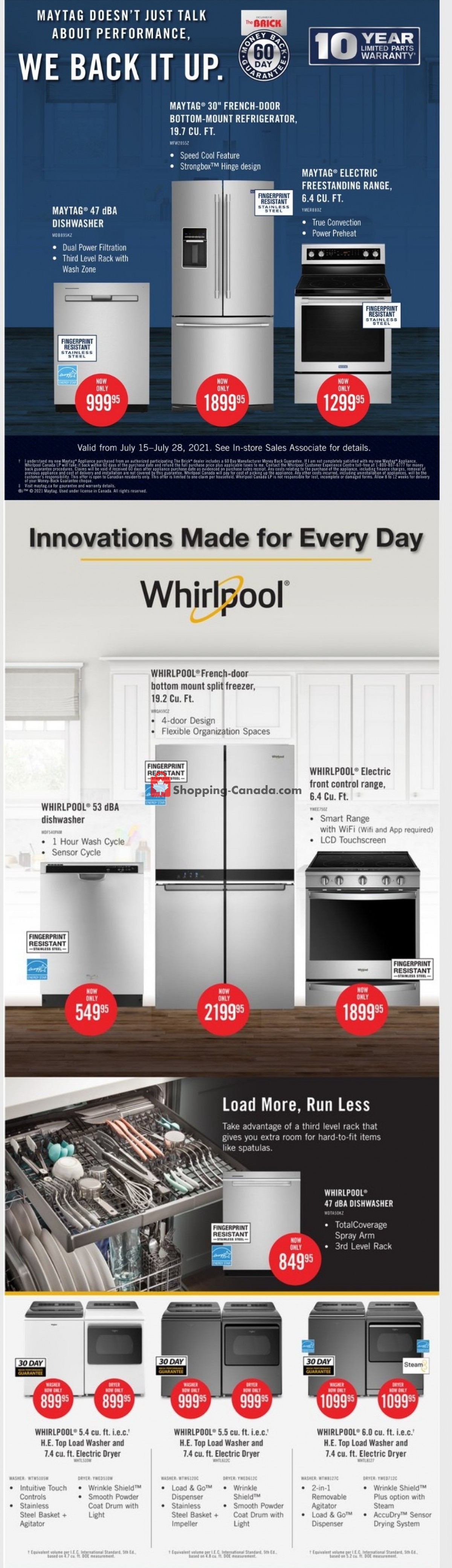 The Brick flyer from Thursday July 22, 2021 to Monday July 26, 2021 - page 11