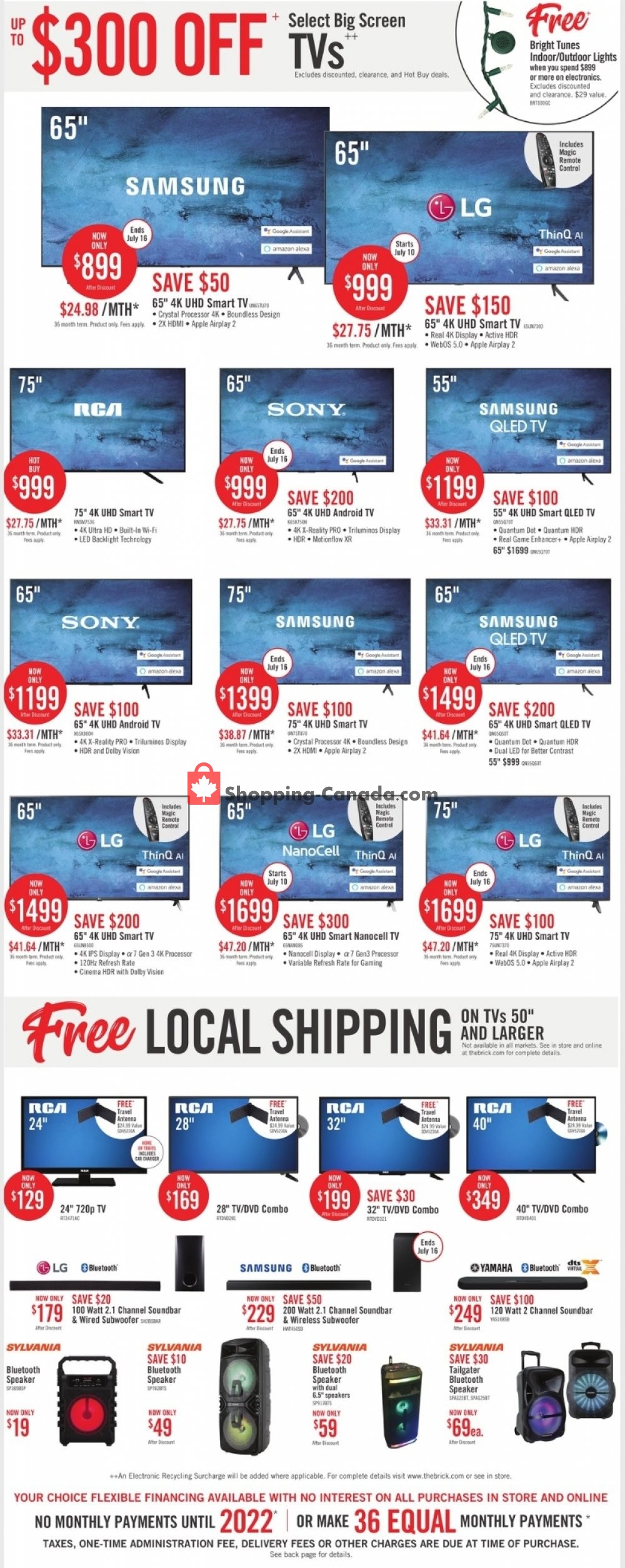 The Brick flyer from Monday July 6, 2020 to Wednesday July 22, 2020 - page 9