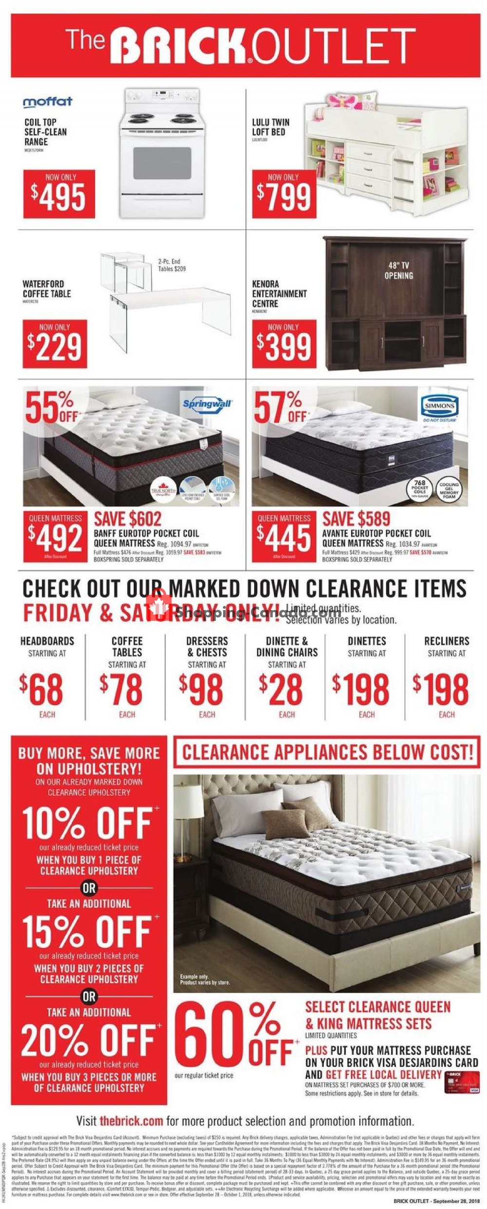 The Brick flyer from Friday September 28, 2018 to Monday October 1, 2018 - page 7