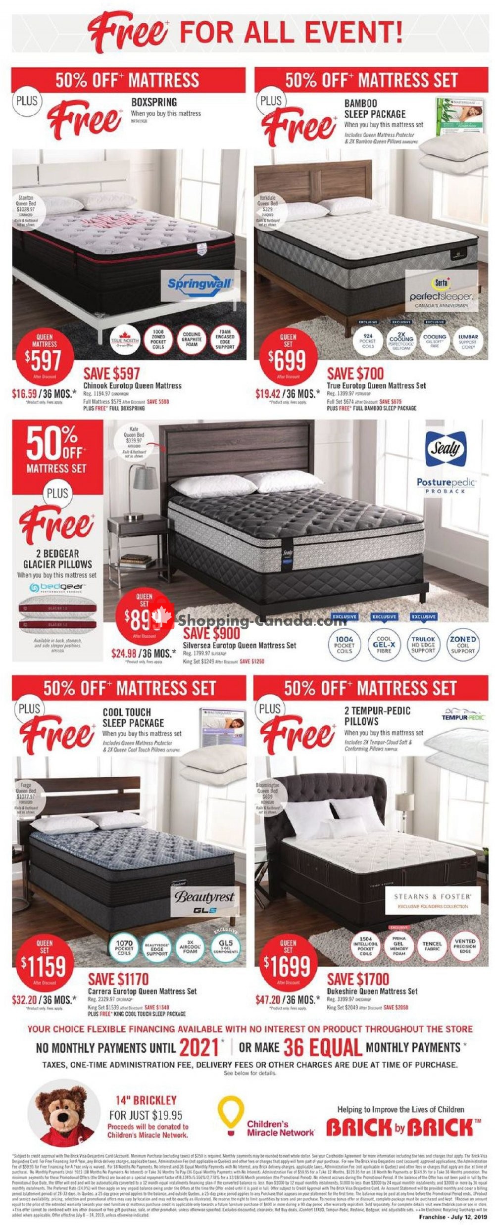 The Brick flyer from Monday July 8, 2019 to Wednesday July 24, 2019 - page 13