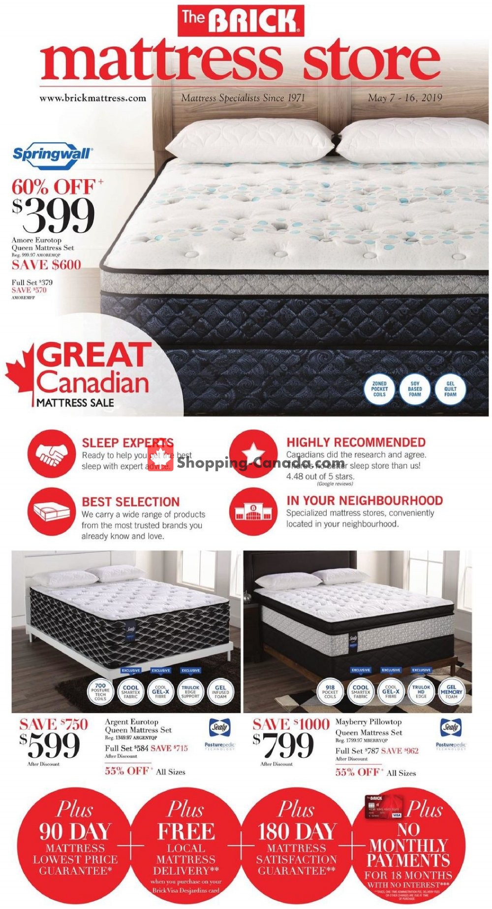 The Brick flyer from Tuesday May 7, 2019 to Thursday May 16, 2019 - page 1