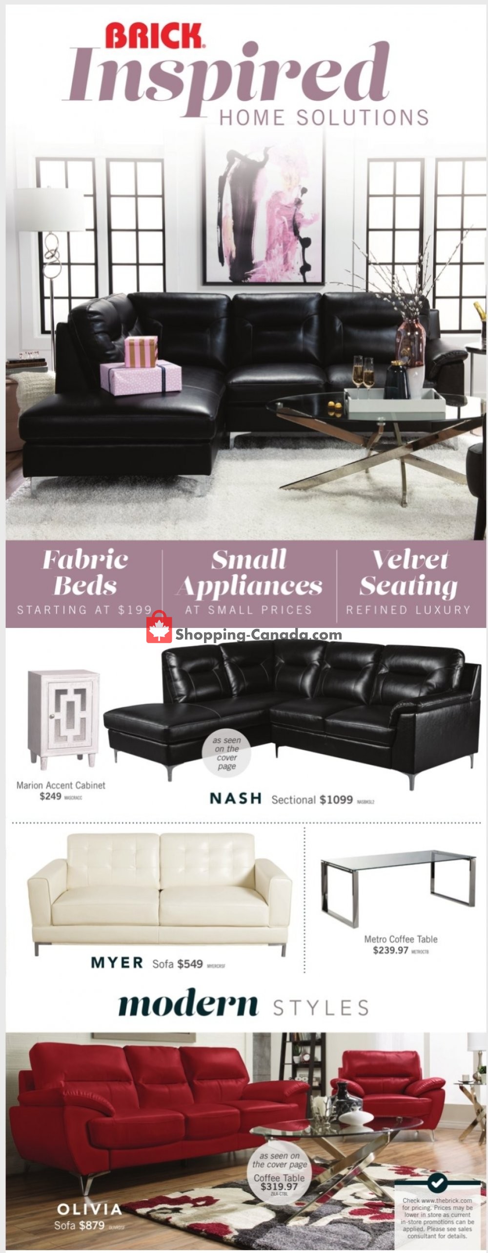 The Brick flyer from Saturday February 1, 2020 to Sunday March 1, 2020 - page 1