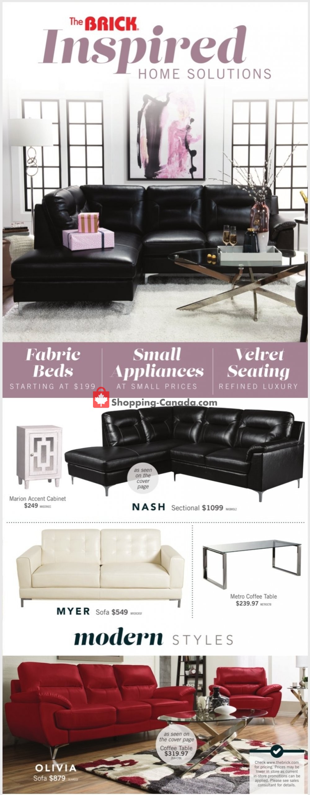 The Brick flyer from Saturday February 1, 2020 to Sunday March 1, 2020 - page 1