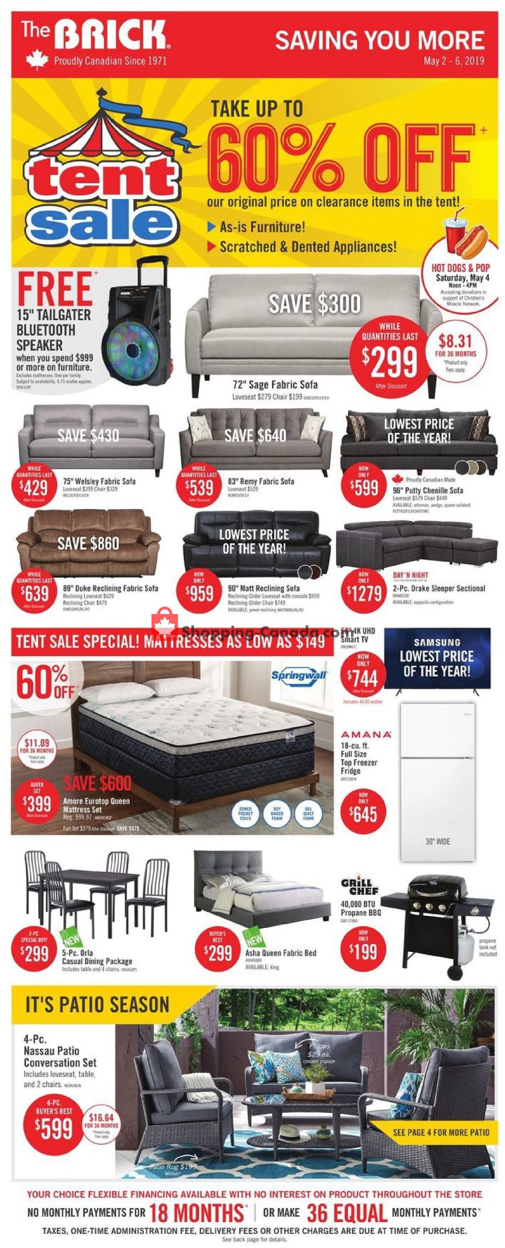 The Brick flyer from Thursday May 2, 2019 to Monday May 6, 2019 - page 2