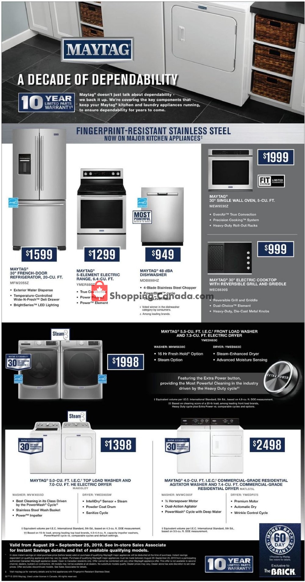The Brick flyer from Friday September 13, 2019 to Monday September 16, 2019 - page 11
