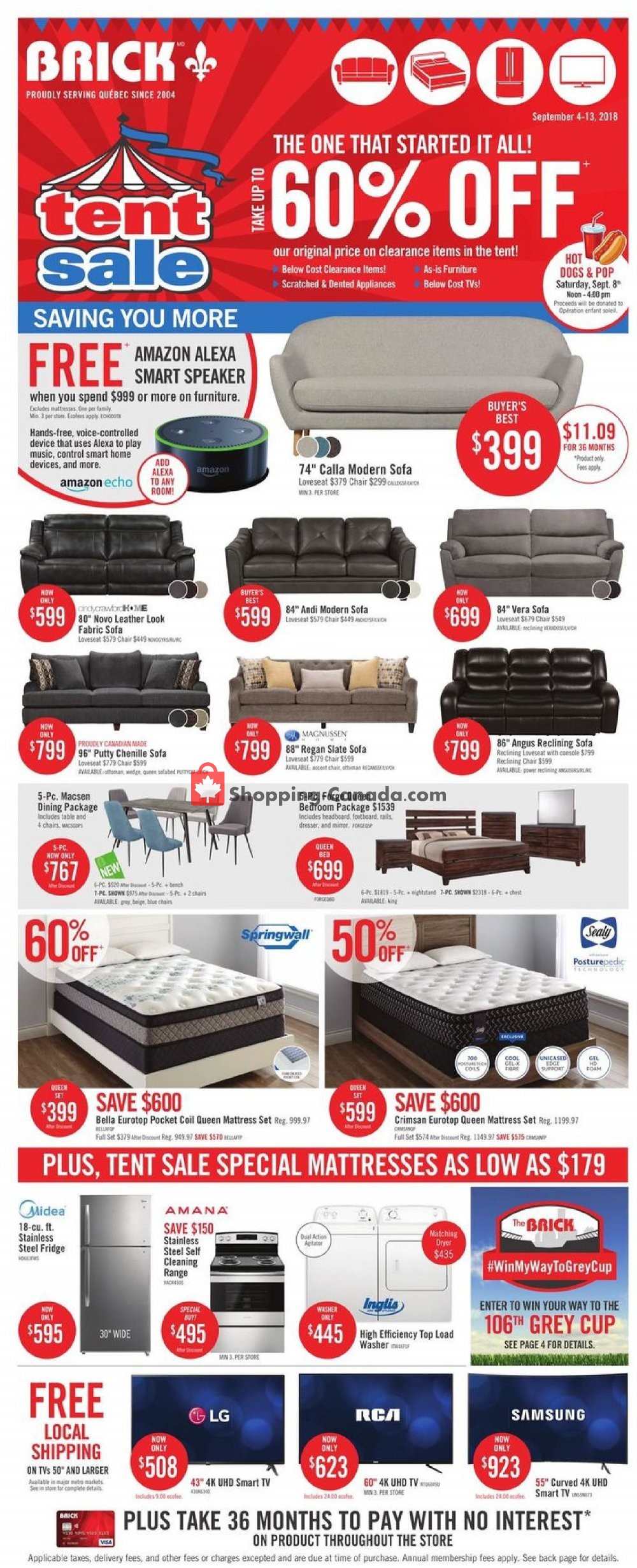 Tent Sale Canada >> Flyer And Weekly Ads The Brick Canada Tent Sale From Tent Sale Canada >> Flyer And Weekly Ads The Brick Canada Tent Sale From
