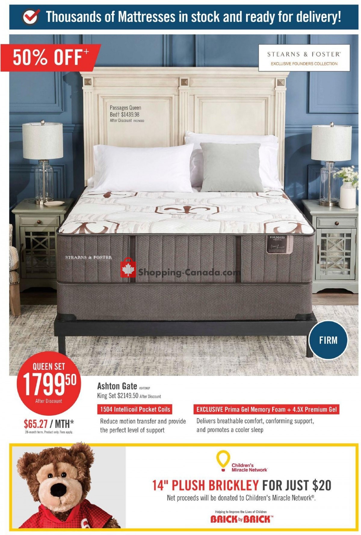The Brick Canada, flyer (Tent Sale Mattress Store ON) September