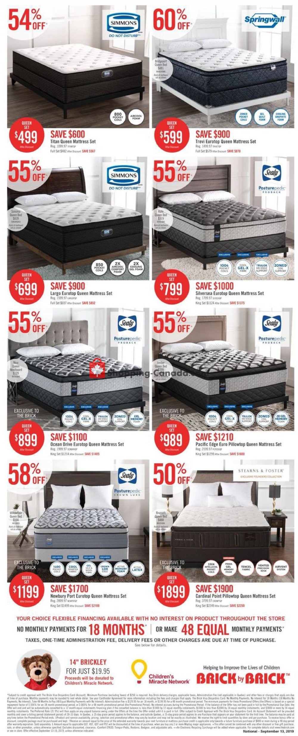 The Brick flyer from Friday September 13, 2019 to Monday September 16, 2019 - page 17