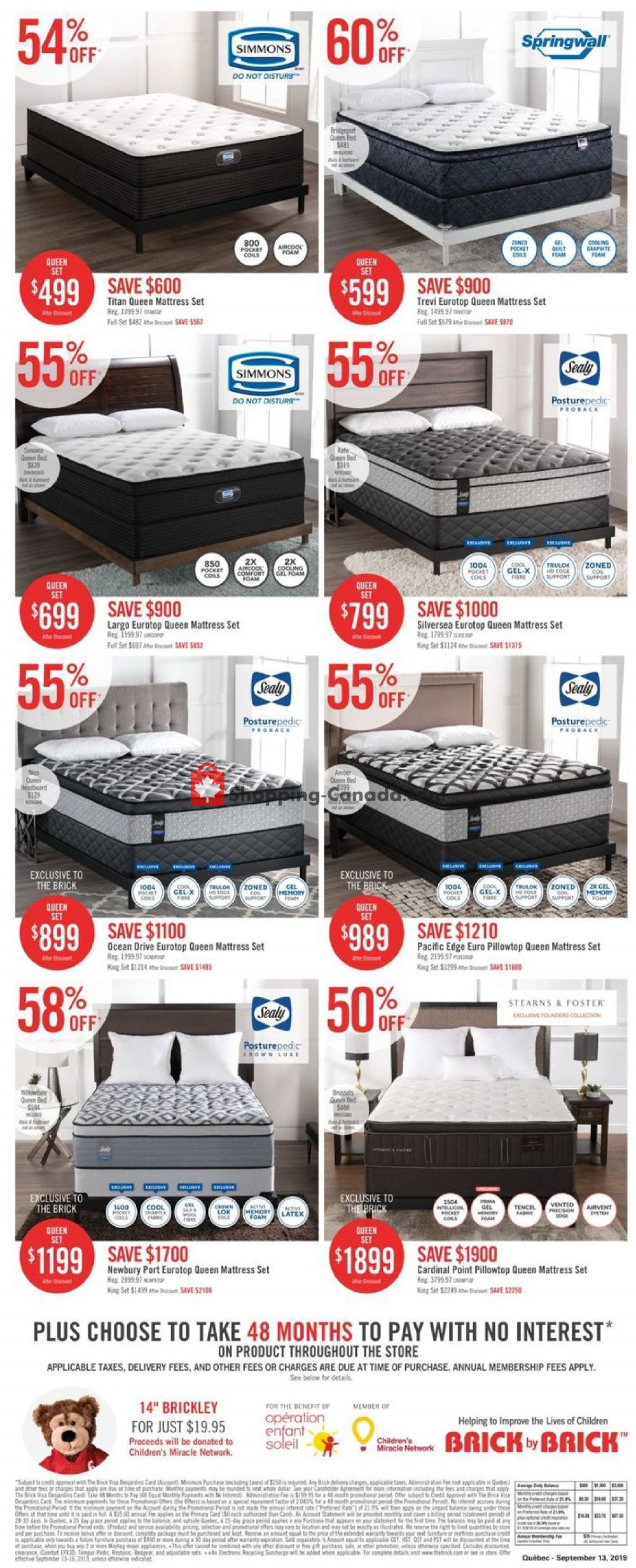 The Brick flyer from Friday September 13, 2019 to Monday September 16, 2019 - page 16