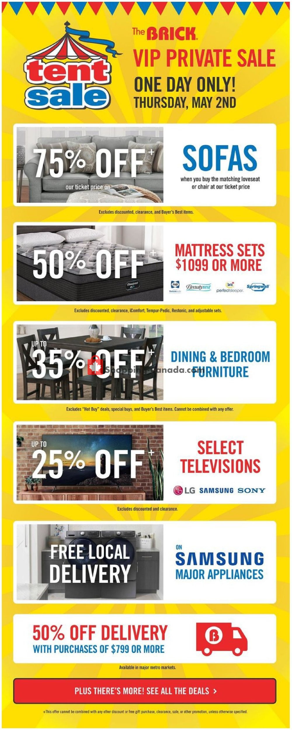Tent Sale Canada >> Flyer And Weekly Ads The Brick Canada Tent Sale West Tent Sale Canada >> Flyer And Weekly Ads The Brick Canada Tent Sale West