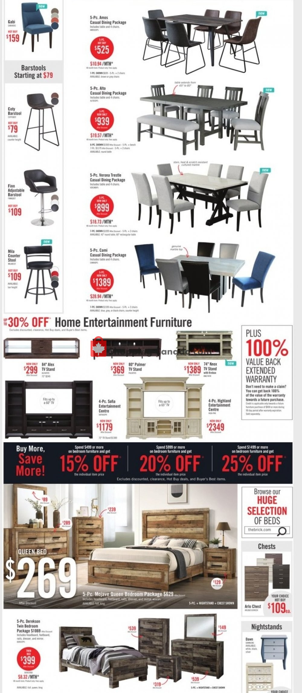 The Brick flyer from Friday October 9, 2020 to Thursday October 22, 2020 - page 12